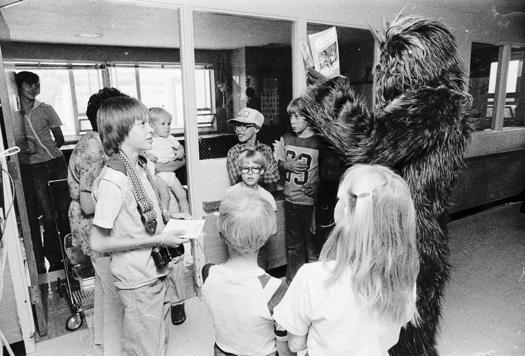 Chewbacca at St. Vincent Hospital, 1980